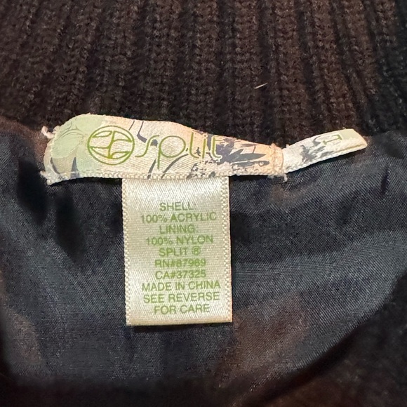 Vintage Split Black Bunny fur Coat - Picture 7 of 12